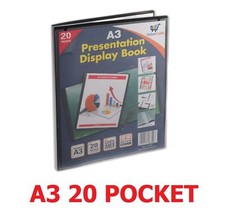 A3 Display Book 20 Pocket