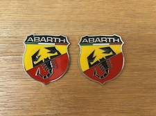 Abarth 595 Badge Emblem Side