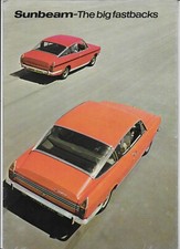 1972 Sunbeam Rapier, Rapier H120 & Alpine car brochure