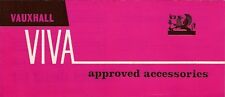 Vauxhall Viva HA Accessories 1964-65 UK Market Small Format Foldout Brochure