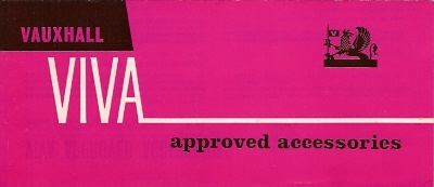 Vauxhall viva accessories - vauxhall,