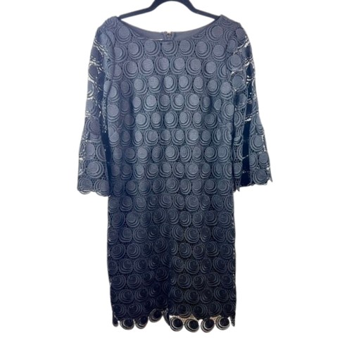 Talbots rsvp black circle lace - talbots,