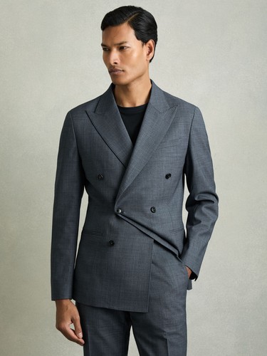 Reiss mens blue wool - mens,