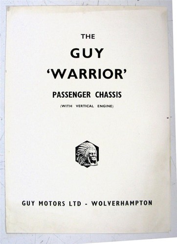 Guy warrior passenger - warrior, chassis