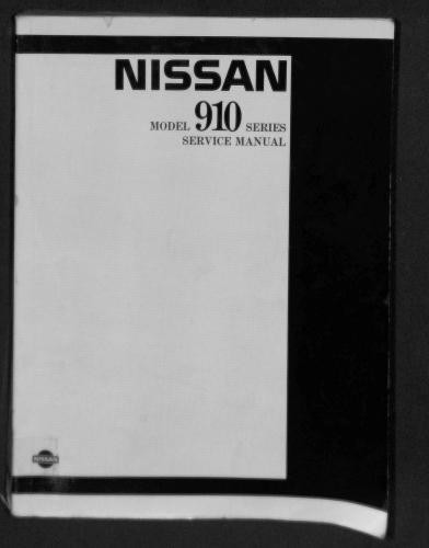 Nissan model 910 - model,