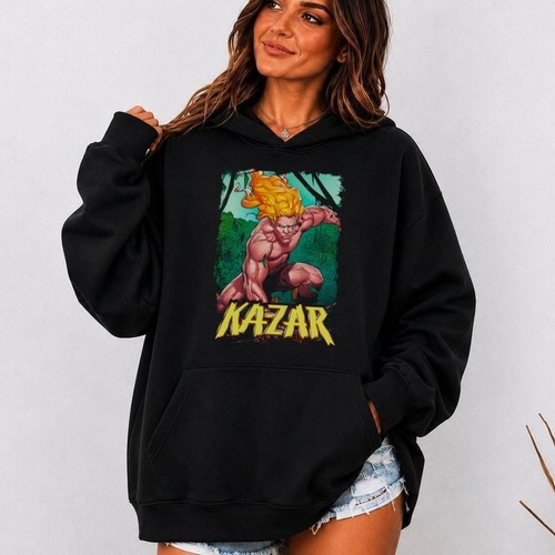 Retro comic book - kazar, hoodie
