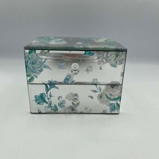 Mirrored floral Jewellery Box