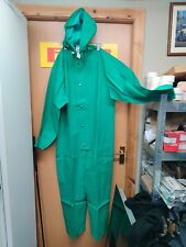 Ultrachem Chemmaster Re-useable Chemical Coverall Green Pvc Nylon Small Spraying