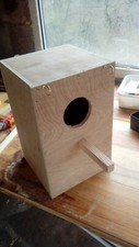 cockateil/budgie side peep door style Nest Boxes 12"×8"x8"