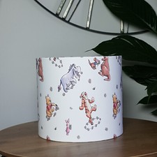 Winnie the Pooh and Friends Nursery Ceiling Drum Light Shade 25cm/10"