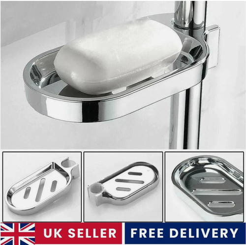 Silver soap dish for shower - dish,