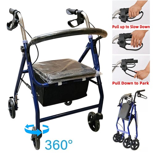 Foldable lightweight rollator - foldable,