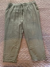 Womens Tu Grey/Brown Cropped Trousers 18