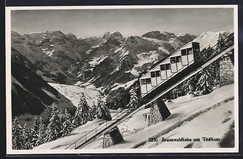 Braunwald railway with - braunwald,