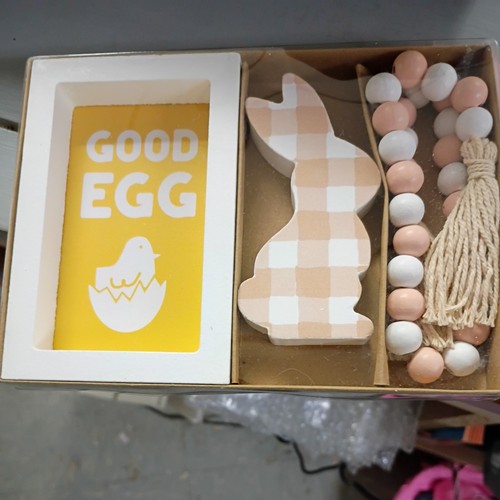 Easter spring tiered tray - easter,