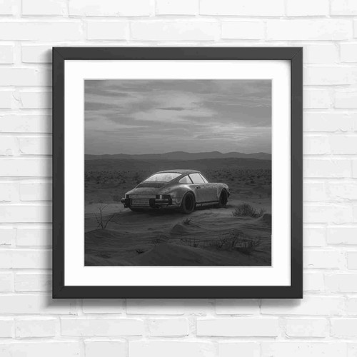 Vintage sports car - car, desert