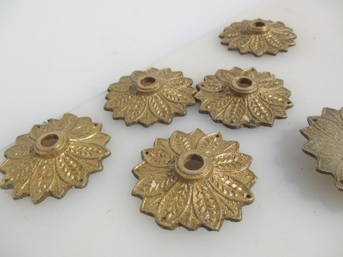 Vintage brass lighting part - brass,