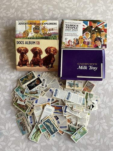 Vintage tea card collection - card,