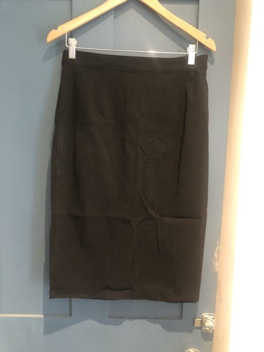 Collectif black pencil - black, skirt