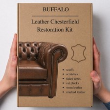 Brown Leather Chesterfield