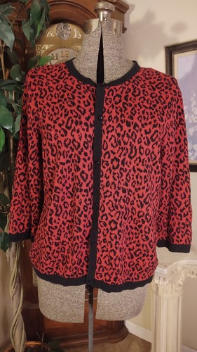 Chicos jaguar animal - print, red