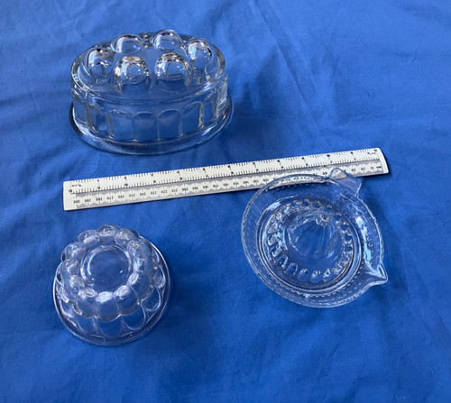 Lot old glass - 3,