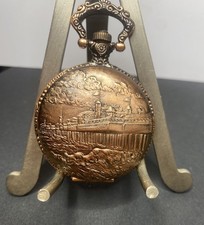 Copper toned embossed quartz - copper,