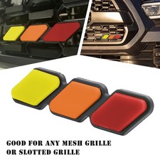 Tri-Color Grille Badge Emblem Car Accessories for Toyota Tacoma TRD  RAV4 PQ.