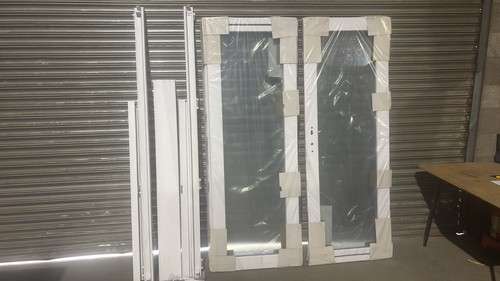 White upvc double - white, glazed