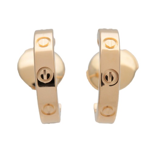 Cartier mini love earrings - cartier,