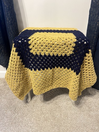 Hand crochet blanket throw - hand,