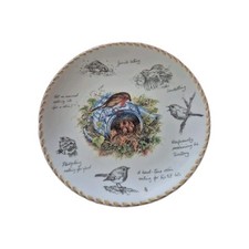 The Robin Wedgwood Plate 8" bone china collectors plate The Robin by Eric Robson
