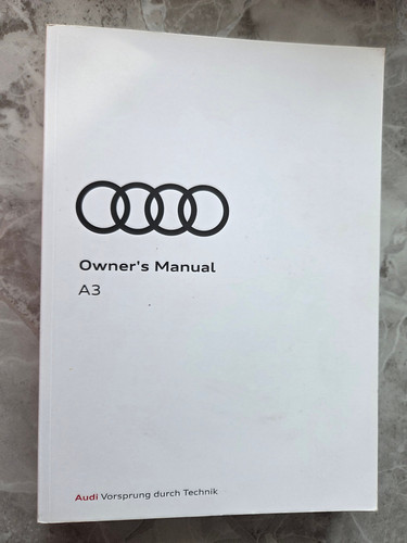 Audi owners manual - owners,