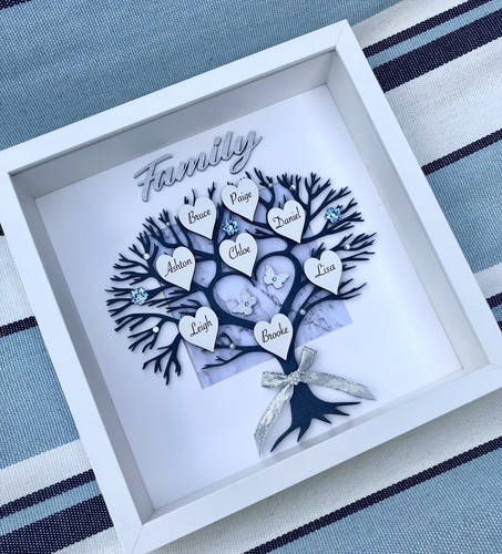 Personalised box frame - personalised,