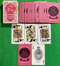 DE LA RUE Old 1930s Vintage * BEDFORD TRUCKS * Motor Advertising Playing Cards B
