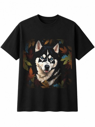 Siberian husky shattered - husky,