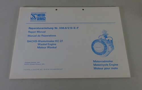 Repair manual sachs engine - manual,