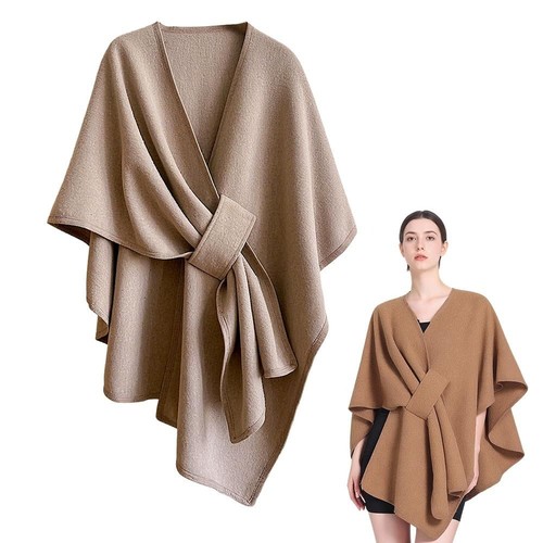 Soft fleece poncho wool - poncho, blend