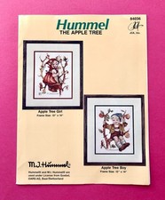 Hummel - The Apple Tree - Girl and Boy - Cross Stitch Pattern - 84036  VGC