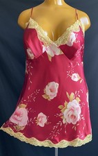 Bhs Babydoll Nightdress, Red