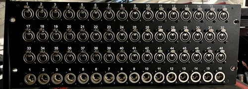 Xlr patch panel - 48, input