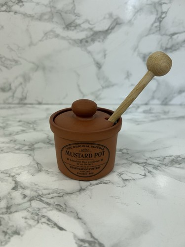 Mustard honey pot - honey, &
