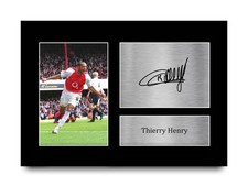 Thierry Henry Arsenal Signed