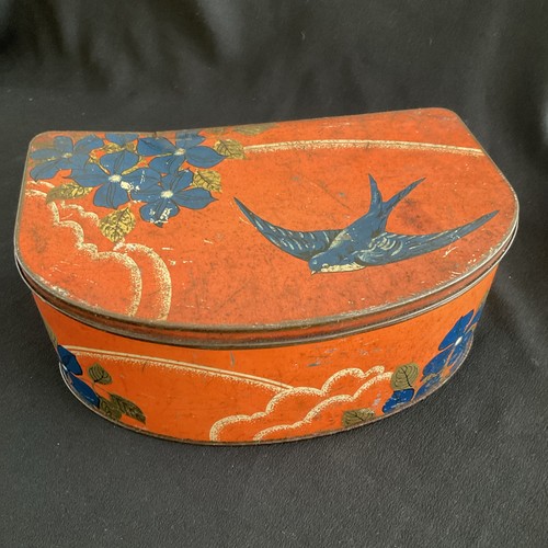 Vintage blue bird - blue, tin