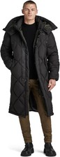 G-STAR RAW Men's G-Whistler XL Long Blanket Puffer Coat Jacket. DK BLACK