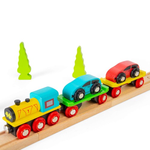 Bigjigs rail wooden car - bigjigs,