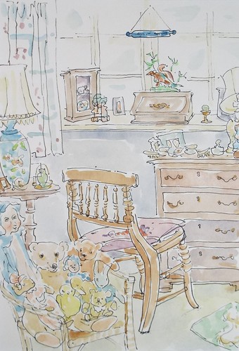 Original watercolour in the - watercolour,, 'in