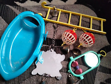 vintage birdcage bird toys