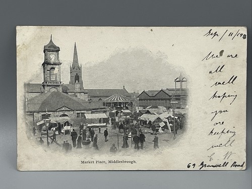 Middlesbrough market place - market,