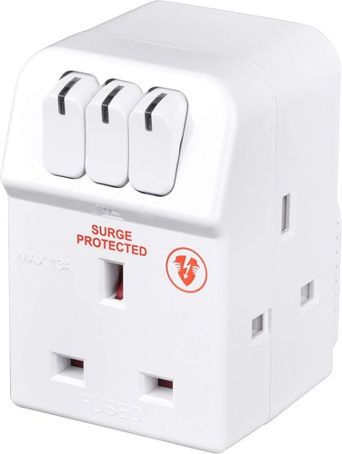Masterplug three socket - three, surge